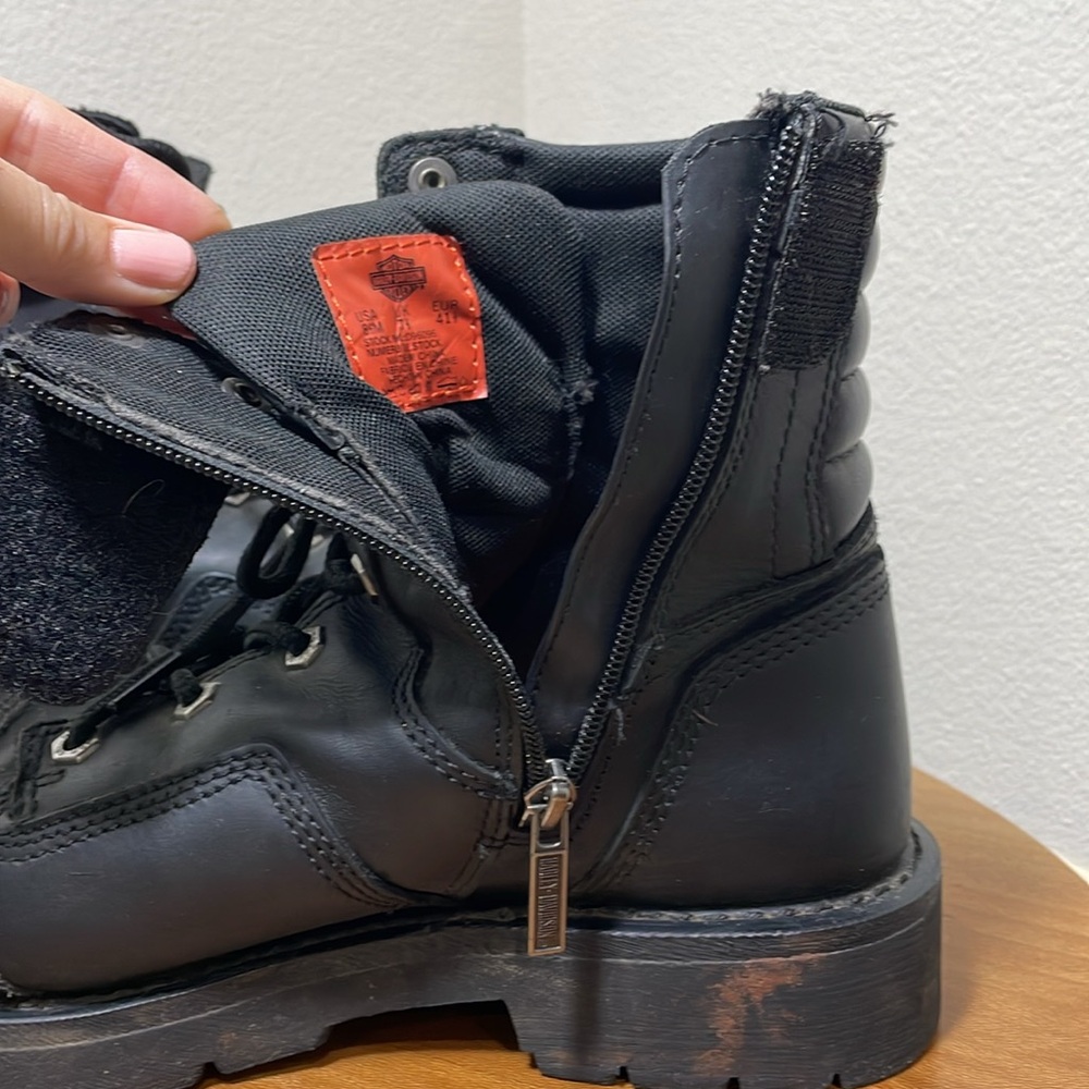 Men’s Harley Davidson Stealth Riding Boot Wolverine Military Style Black 8.5 - Picture 9 of 16